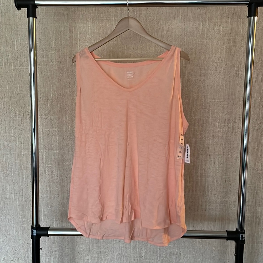 Bright coral tank top old navy